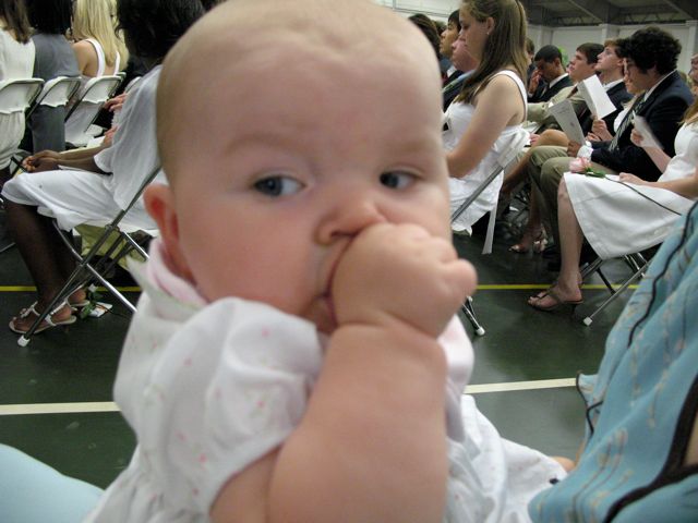 Sarah at Spencer's graduation