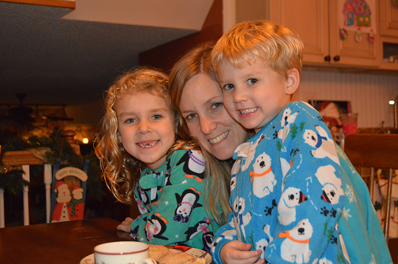 Putting out cookies for Santa